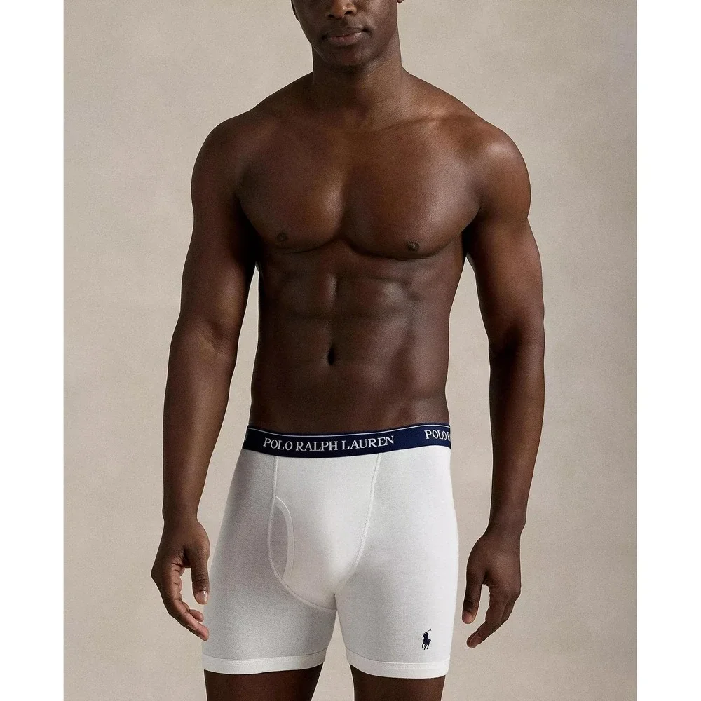 Polo Ralph Lauren Mens 6-Pack Boxer Briefs MED Multi Color Cotton  Logo